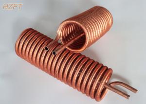 Buy cheap Liquid Cooling and Heat Exchangers Copper Tube Coil Tin plating Finned Coil product