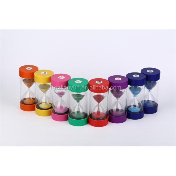 Custom Hourglass Sand Timer 1 Minute - 30 Minutes 6 Pcs Sand Timer Hourglass Set