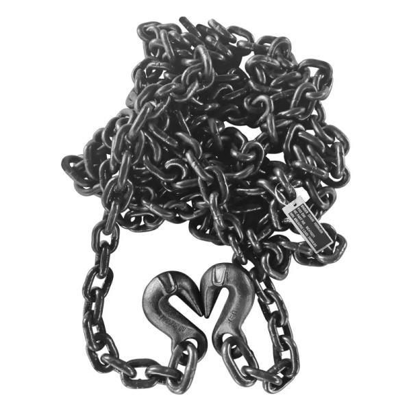 Blacken G80 Binder Chain with Grab Lifting Hook Parts Sling Binding Chain 20Mn2