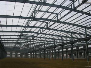 China Metal Steel Structure Shed With Sandwich Wall Panel on sale