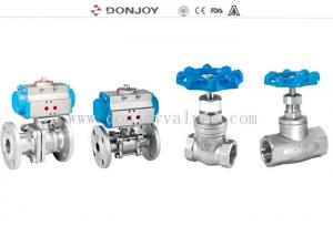 China Pnuematic JIS-Flanged  3 PCS industrial full port Ball valve With flange Connection on sale