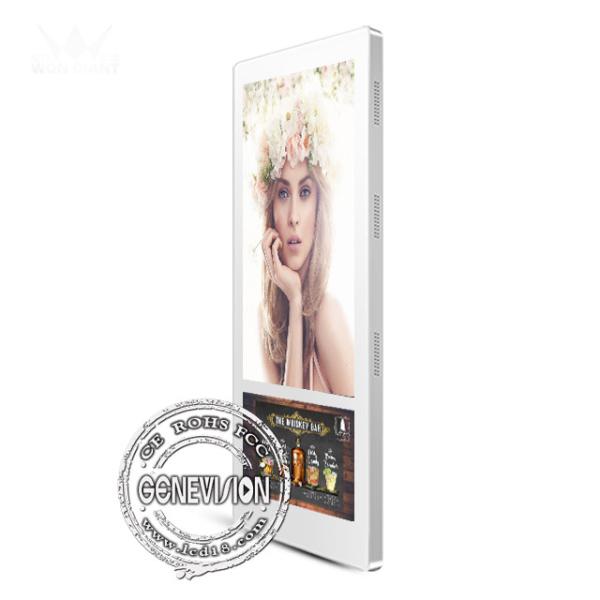 Elevator Digital Signage 18.5'' Android Advertising Display With Double Screen Wall Mountable