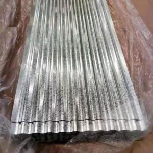 Buy cheap 0.3mm Thick Corrugated Steel Sheets Galvanized Zinc Roof Sheet product