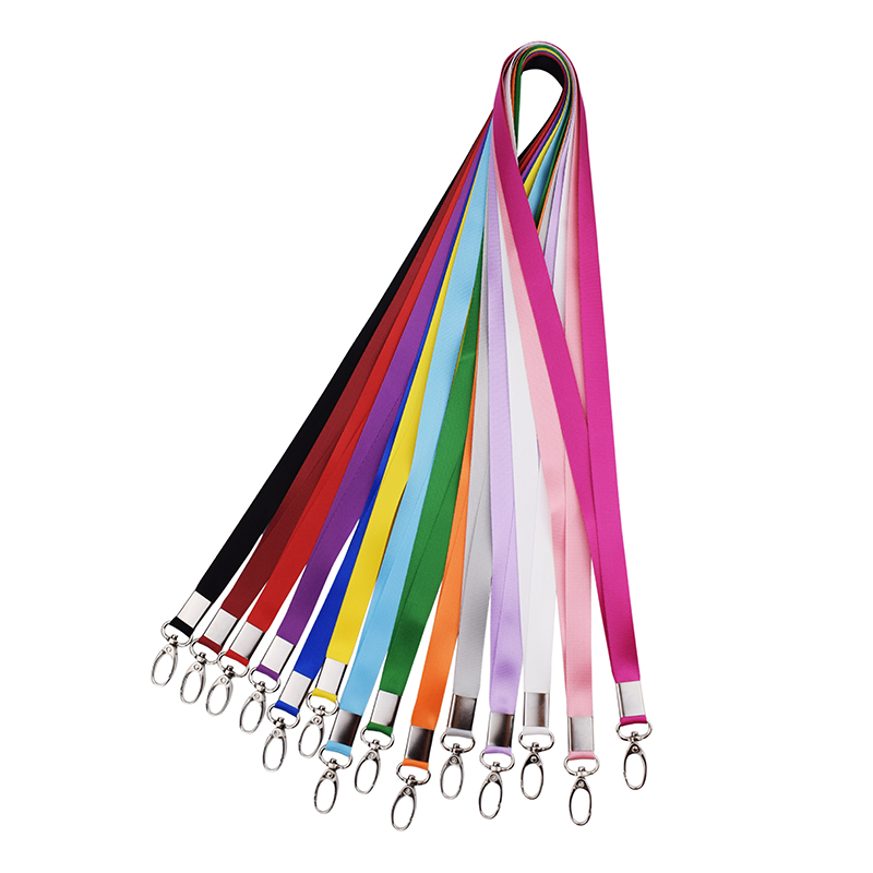 Polyester Id Badge Neck Strap Credit Card Holder UV Printing Personalized Logo
