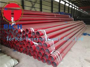 China Round Erw Q235 Welded Steel Tube , Black Painted Erw Steel Pipe Gb/t9711-2011 Psl1 on sale