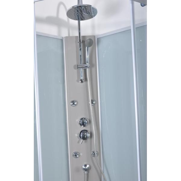 Silver Profiles Replacement Curved Corner Shower Units Enclosed Shower Room