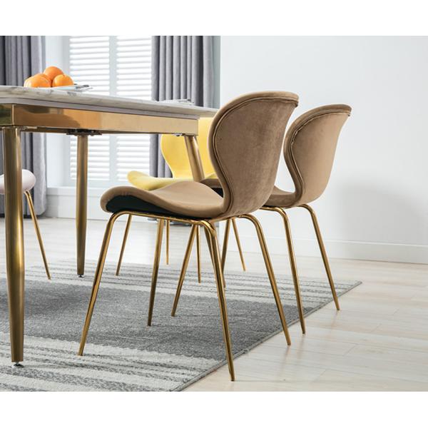 Grey Velvet Comfortable New Stackable Chairs Ergonomics Shape For Banquet Events