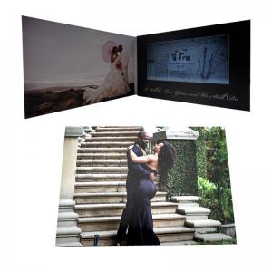 Buy cheap Customized Digital Video Book Wedding Greeting Card 7 inch IPS lcd Video Gift Brochure MEMORIES product