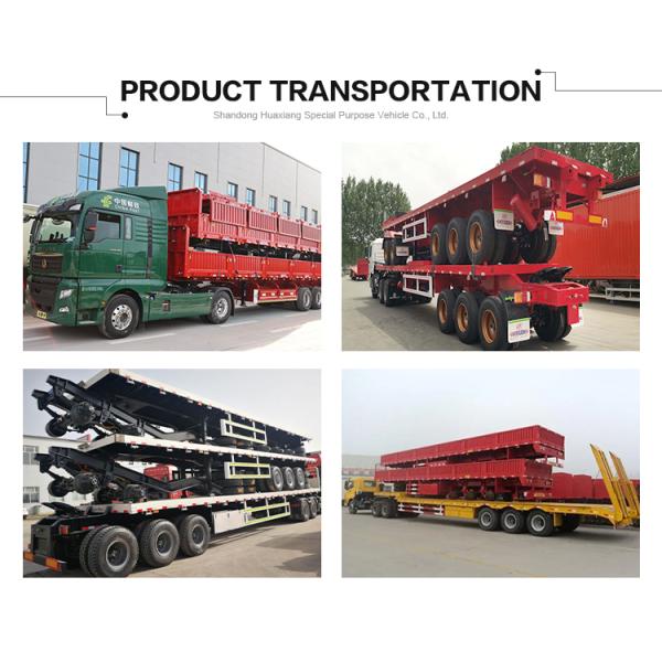 Steel Semi-Trailer for Customizable 3-Axle Double-Trailer Train Specifications
