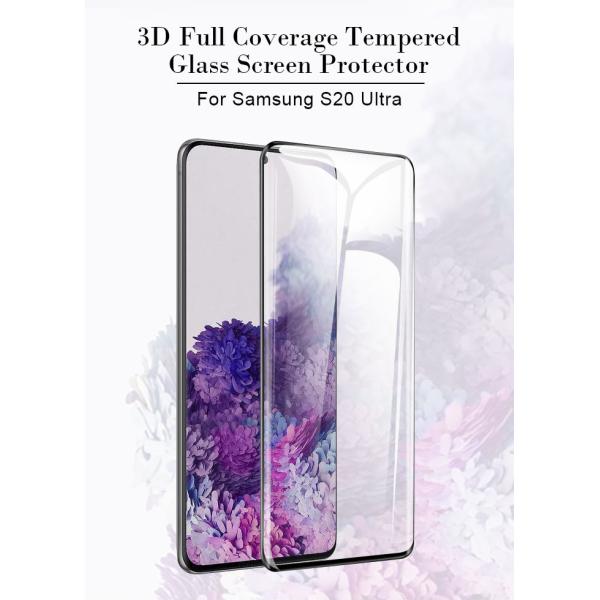 Samsung S20 Ultra 3D Full Cover 9H Tempered Protector