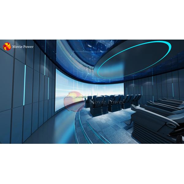Indoor Digital 4d Curved Screen Cinema Electric Motion System
