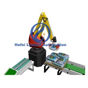 Multi Joint Axis Automatic Palletizer Machine With Sucking Disc / Gripper