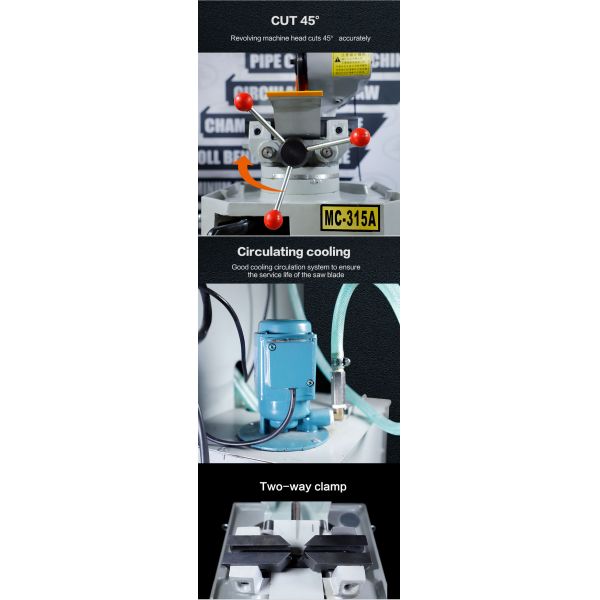 The MC-275A Manual Pipe Cutting Machine Made in Jiangsu, China Has a Smooth Cutting Surface Without Burrs