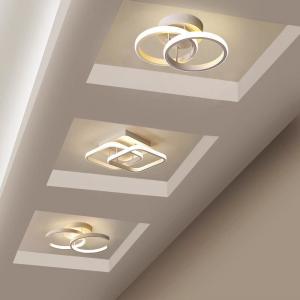 Buy cheap LED Gold Acrylic Corridor Lights Ceiling For Bedroom Living Room product