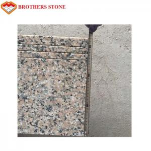 Buy cheap Peach Red / Natural Pink Granite 3cm Granite Slab For Kitchen Countertops product