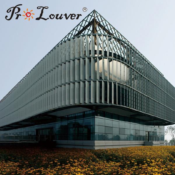 HOT SALE ! Aerowing Louver Blades, Aluminum Perforated Louver Facade
