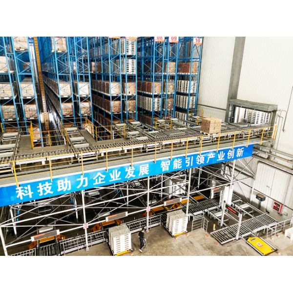 Single Deep pallet Stacker Crane ASRS, Floor Supported SRM(Storage Retrieval Machine), Automatic Storage And Retrieval System,Automation Logistics