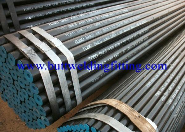 ASTM A106 Grade B' Schedule 80 Carbon Steel Pipe For Shipbuilding / Petrochemical