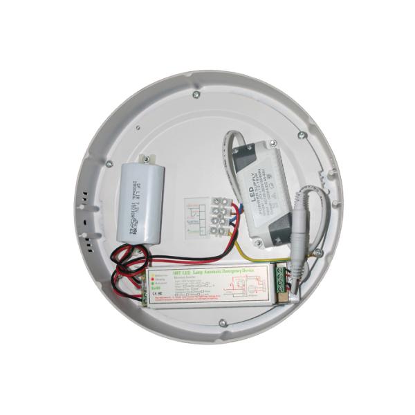 24W 3000K Surface Mounted Emergency LED Circular Panel Lights , SMD LED Panel Lamp
