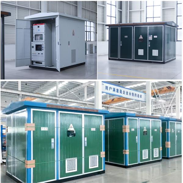 Robust High Breaking Capacity Modular Substations 630 kVA 800 kVA Harmonic Filtering Energy Station for Petroleum Refinery