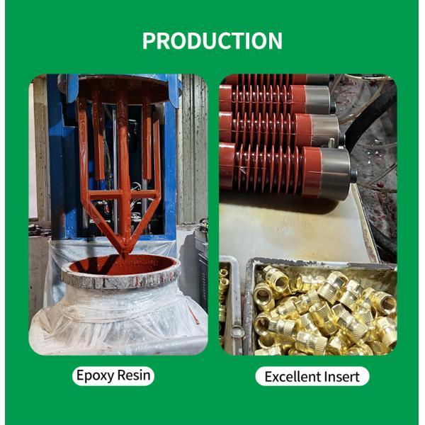 145x320 High Voltage Busbar Insulator 40.5kv Epoxy Resin Support Standoff