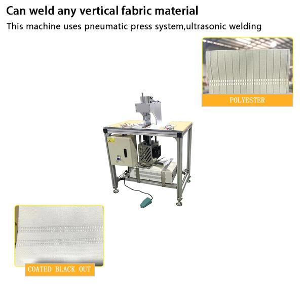 Ultrasonic Vertical Blind Vane Fabric Welding Machine