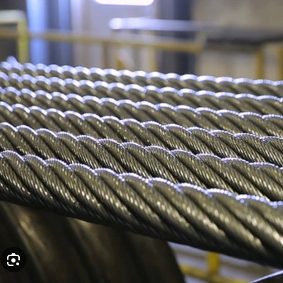 16mm 6*19 High-carbon Triple-strand twisted steel wire rope steel core Marine wire rope