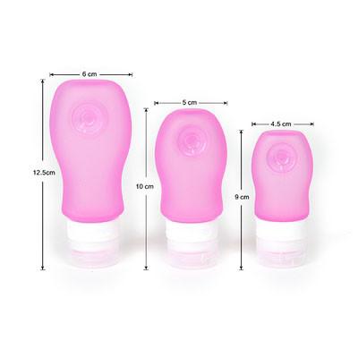 2017 Portable silicone sucker bottle travel lotion points Travel Silicone Packing cosmetic Bottles