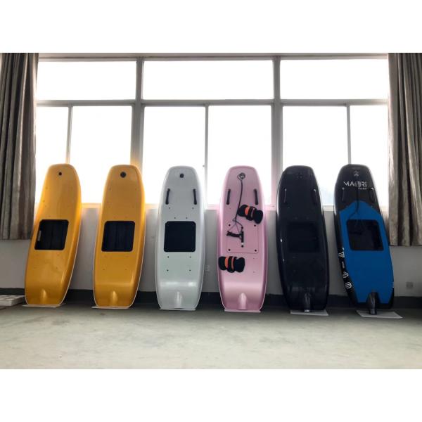 Composite electric surfboard with the battery capacity 72V 30A