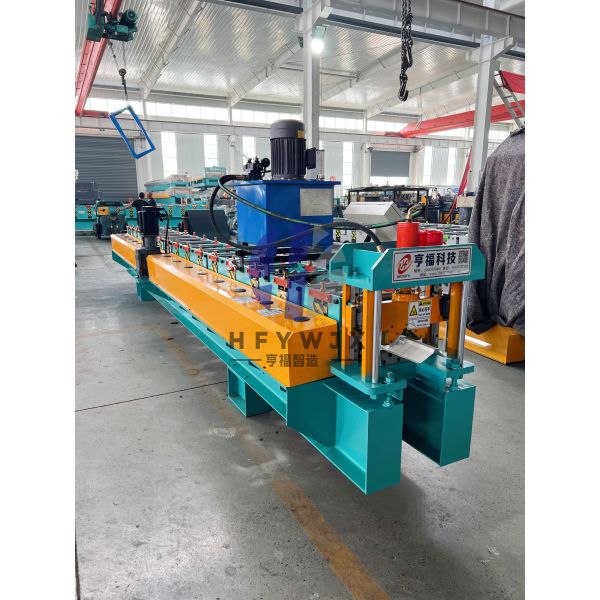 7.5 KW Servo Motor 460 Ridge Cap Roll Former PLC Control 14 Rows Forming Stations