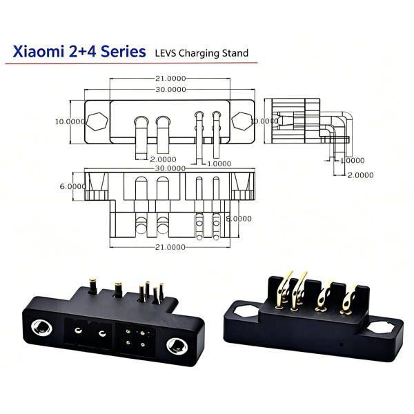 40A Lithium Battery Discharge Plug Connector Xiaomi 2.4 Series