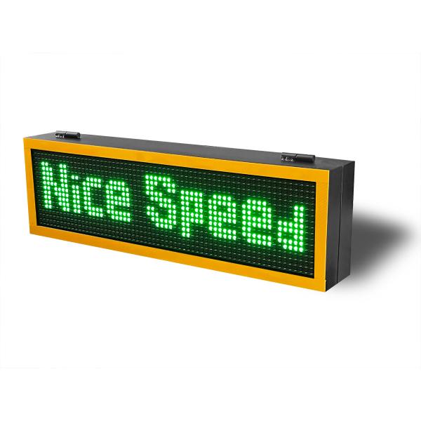 School Area Used Warning Radar Traffic Speed Sign With External Radar Module
