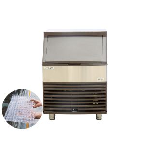 Vertical Undercounter Ice Cube Machine Space Saving 100Kgs Daily Output