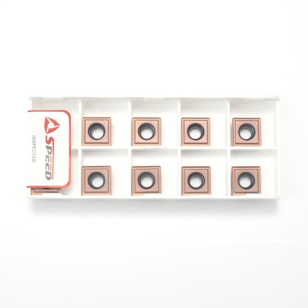 Speed Tungsten Carbide SPMG U Drill Inserts SPMG110408 PVD/CVD Coated Steady OEM Service