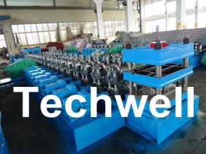 Buy cheap 380V, 3 Phase 50Hz Two Wave Guardrail Roll Forming Machine for Highway Guardrail product