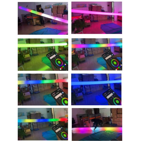 Customize Lighting With RGBW Iris-tube Multiple Units Inflatable Light Tower