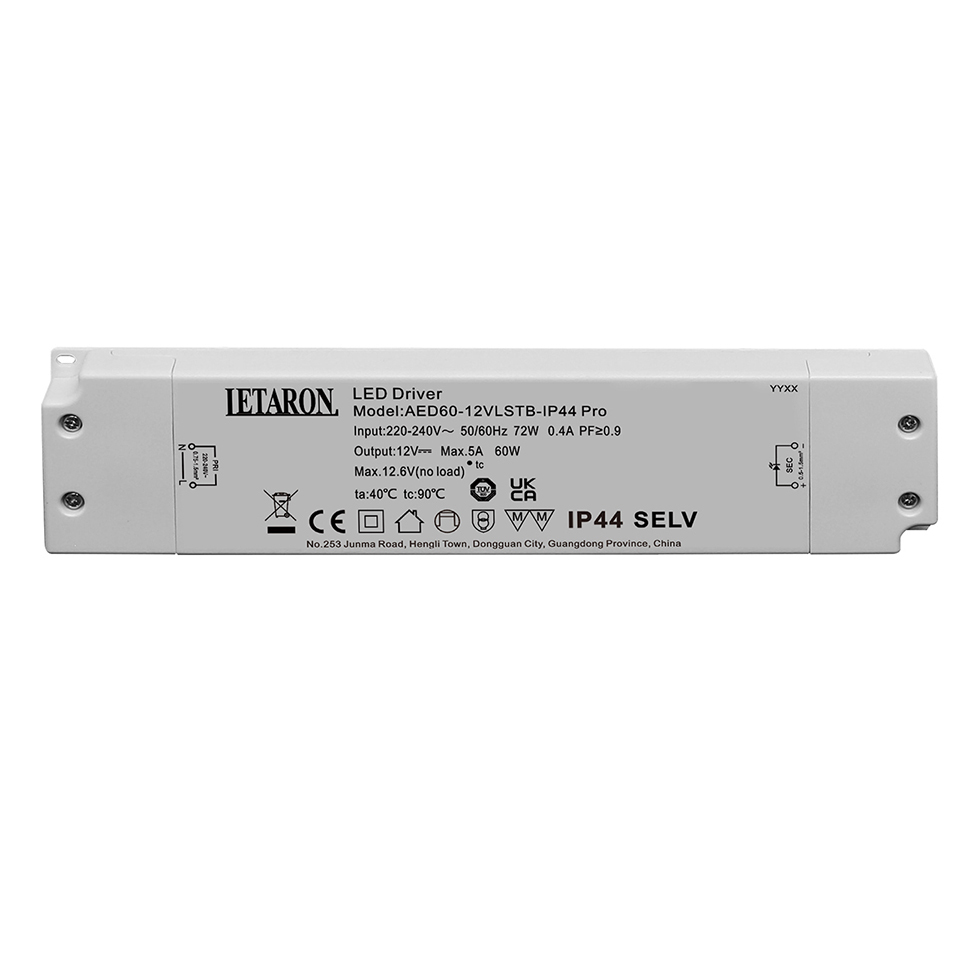 Buy cheap Class II 60W IP44 Flicker-free Letaron LED Driver for Mirror LED Strip Light product