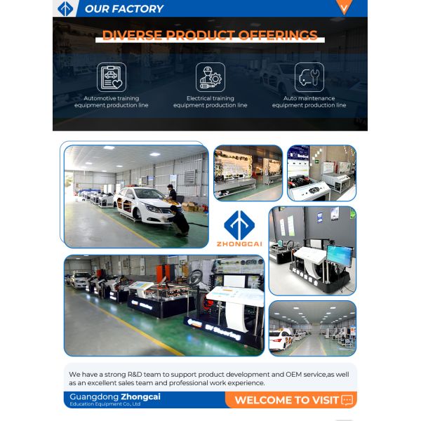 Automotive Training Equipment Diesel Engine Training System with Automatic Transmission for Laboratory