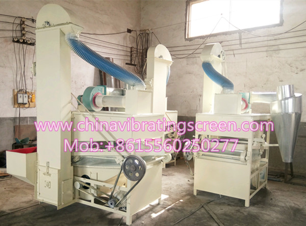 Sifting out wizened cassia seed millet cleaning gravity grader