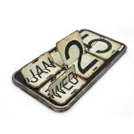 Shabby Chic Modern Custom Metal House Number Signs , Decorative Metal Signs