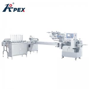 China Reduce Labour Cost Industry Tray Packing Machine Plastic Tray Auto Feeding Food Automatic Packing Line on sale
