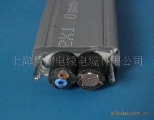 China Flat Travel Elevator Cable with CCTV Cable ECHU Elevator Cable TVVBG-TV on sale