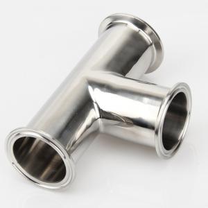 China Hexagon Clamp Tee 3 Way Stainless Steel 304 with 3 Silicone Gaskets Fits 1.5 Tri Clamp on sale