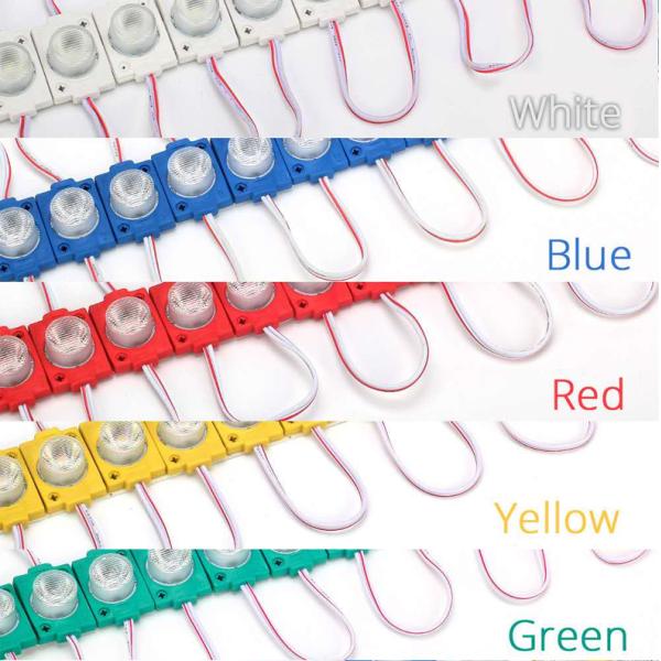 1.5W*20 LED Lighting Modules With Lens 8000K Waterproof Backlight