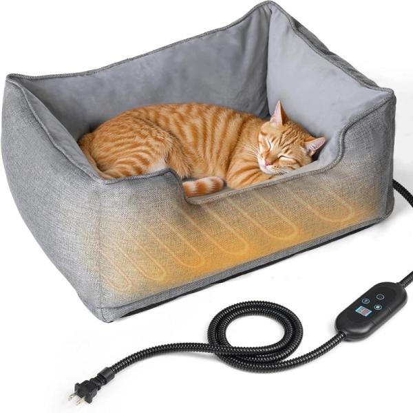 Chew Proof Pressure Activated Pet Smart Beds UL Certified Adjustable Temperature
