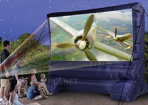 China Lightweight Inflatable Outdoor Projector Screen Fabric Material Apply To Home on sale