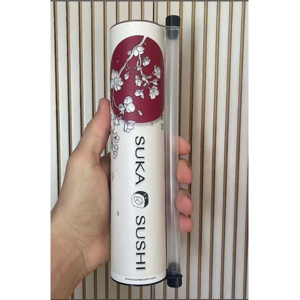 Custom Sushi Packaging Kraft Paper Cardboard Tube Packaging Box