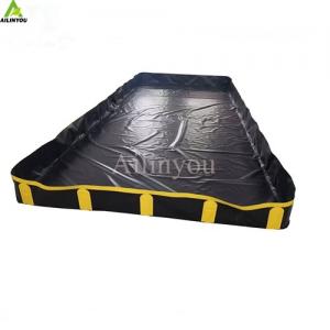 China Factory Custom Oil Spill Boom PVC Oil Spill Protection Berm Industrial Plastic Containers For Oil on sale