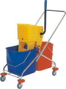 China 60L Mop Bucket With Wringer Rubber Universal Wheel Stronger Bearing Capacity on sale