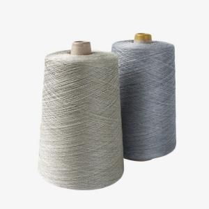 Buy cheap Cotton TC Recycle Polyester Yarn With Grs Certificate For Woven Label product